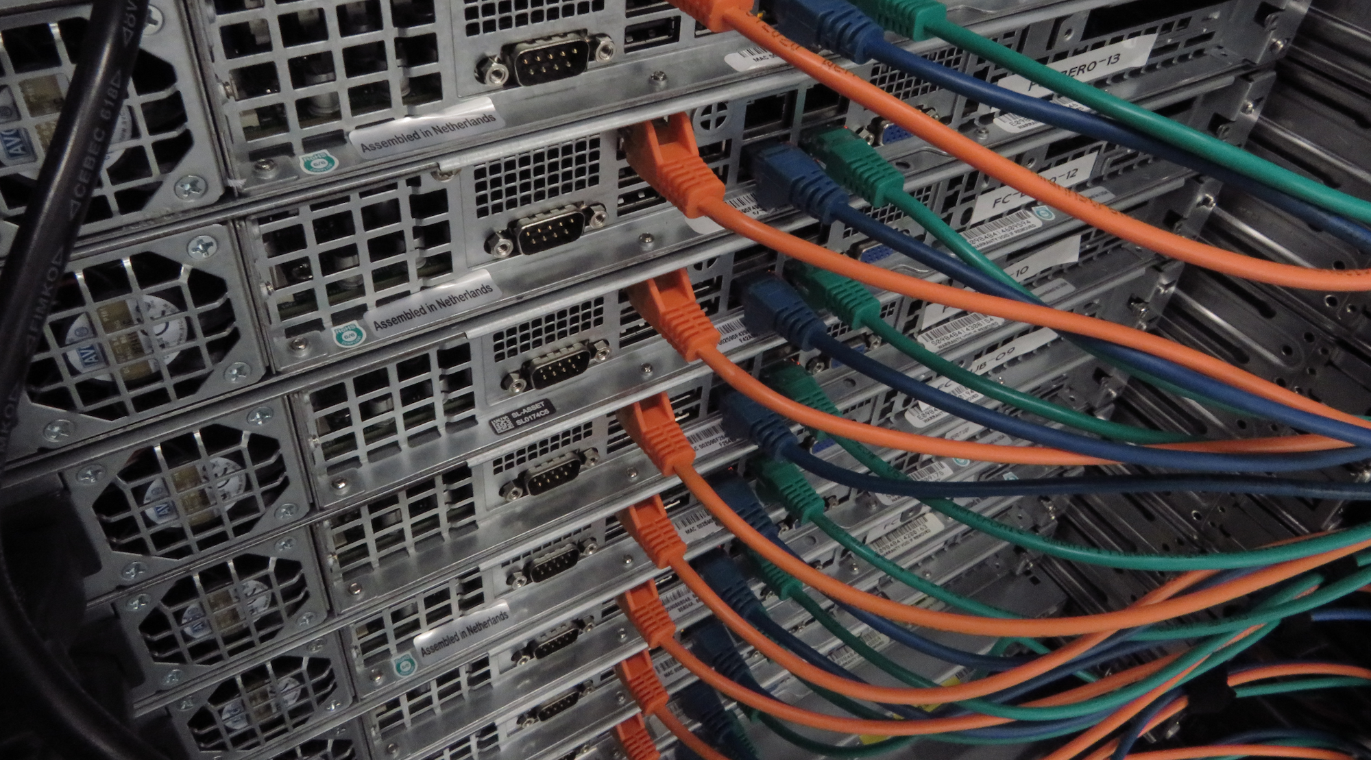 Server-Rack im Rechenzentrum